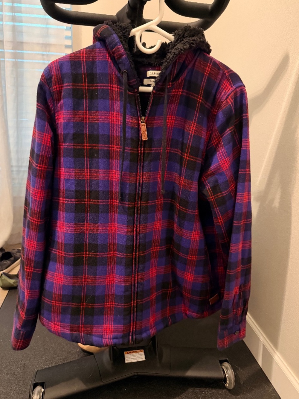 LL Bean Sherpa Lined Coat - Large
